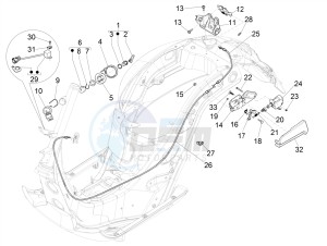 GTS 300 SUPER HPE 4T 4V IE ABS E4 (NAFTA) drawing Locks