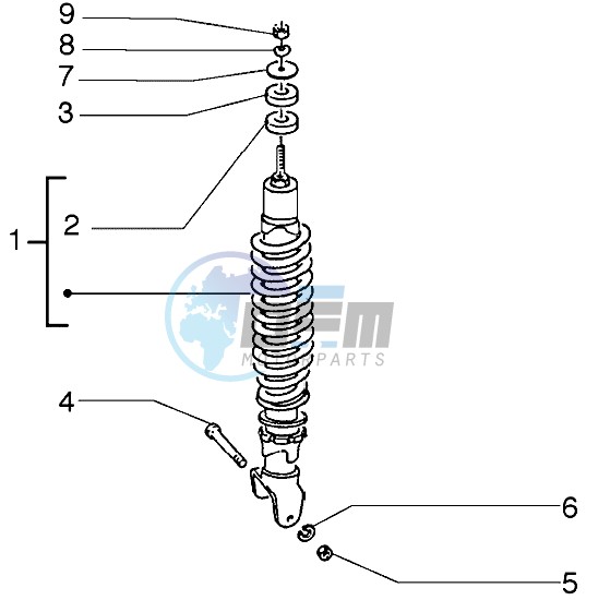 Rear Shock absorber