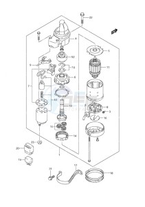 DF 9.9 drawing Starting Motor