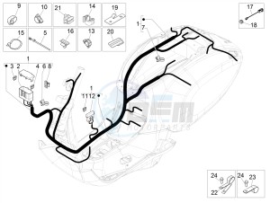 PRIMAVERA 50 4T 3V E4 30 MPH NOABS 30 Mph (NAFTA) drawing Main cable harness