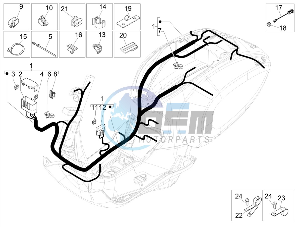 Main cable harness