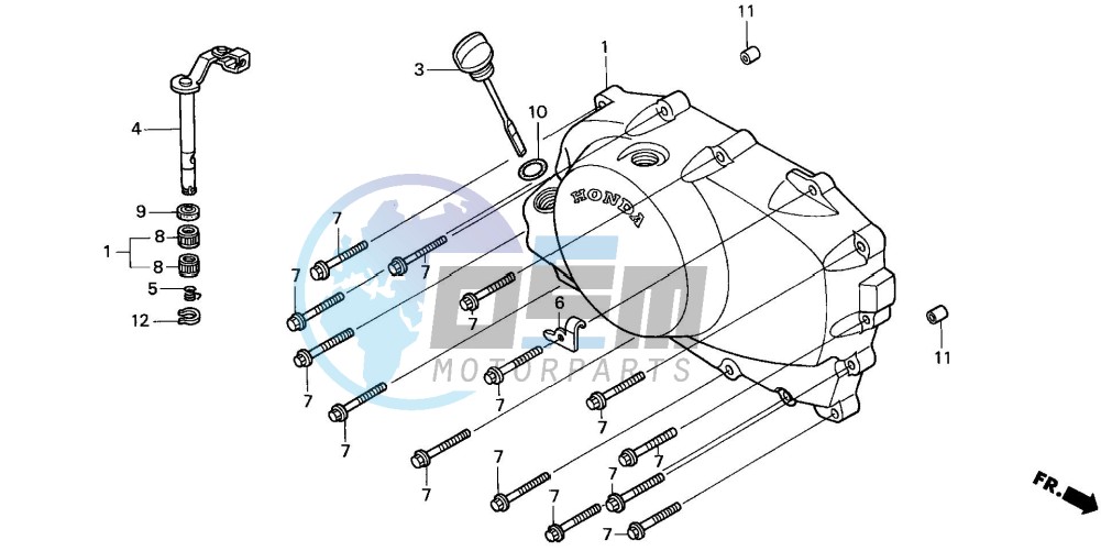 RIGHT CRANKCASE COVER