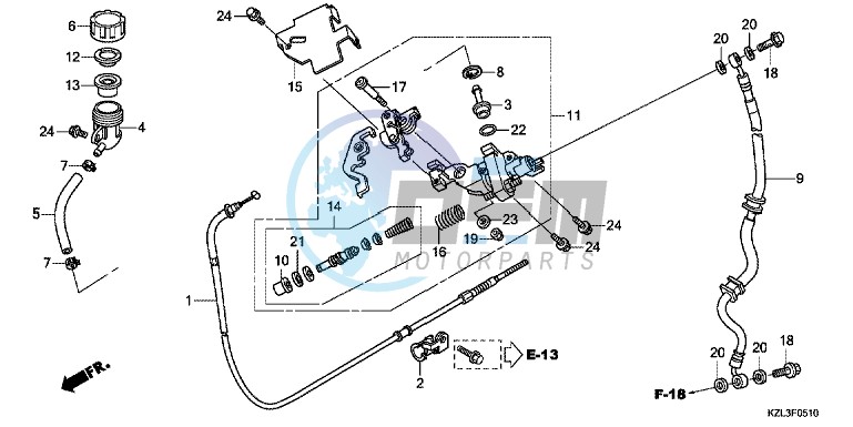 BRAKE MASTER CYLINDER (CBS)