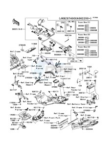 1400GTR_ABS ZG1400CEF FR GB XX (EU ME A(FRICA) drawing Chassis Electrical Equipment