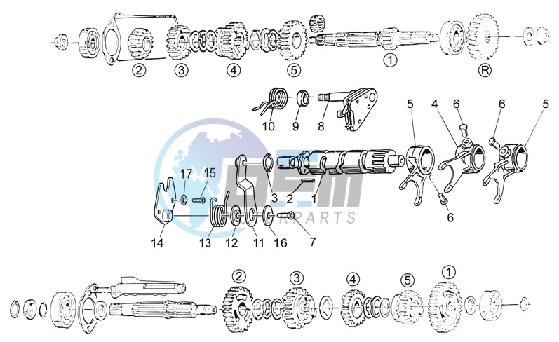 Gear box selector