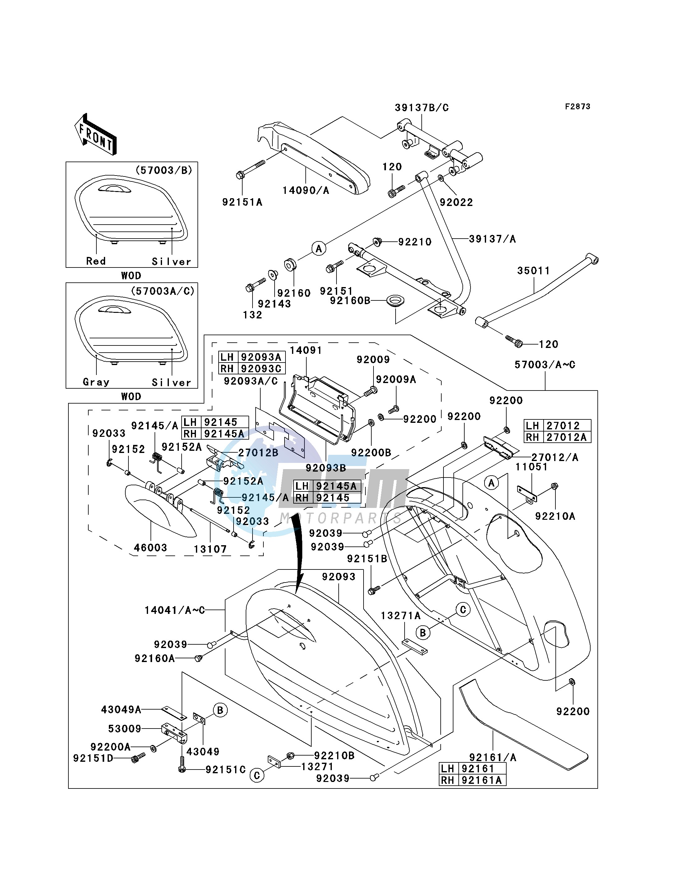 SADDLEBAGS -- VN1500-L2- -