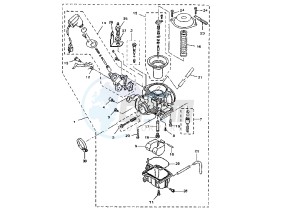 YP MAJESTY 150 drawing CARBURETOR