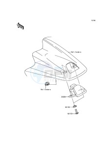 KLX450R KLX450AGF EU drawing Taillight(s)