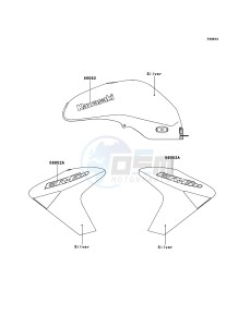 ER-6n ER650A7F GB XX (EU ME A(FRICA) drawing Decals(Silver)