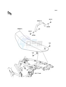 KLX125 KLX125CCF XX (EU ME A(FRICA) drawing Seat