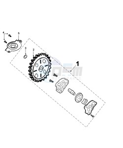 DJANGO 125 SY EVASION drawing OIL PUMP