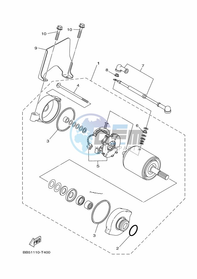 STARTING MOTOR