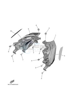 XP530 XP530D-A TMAX DX ABS (BC38) drawing TAILLIGHT