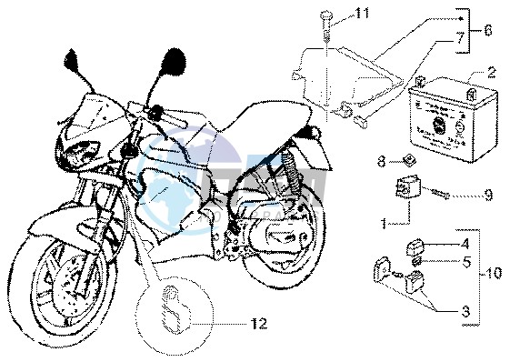 Battery - Remote control switch