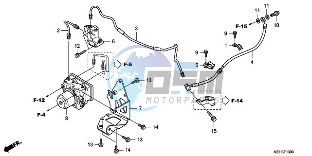 REAR BRAKE HOSE