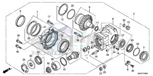 VFR1200XDF CrossTourer - VFR1200X Dual Clutch 2ED - (2ED) drawing FINAL DRIVEN GEAR