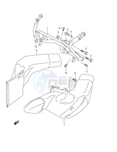 GSX1300R (E2) Hayabusa drawing COWL BODY INSTALLATION PARTS