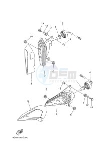 YFM250R RAPTOR 250 (33B8) drawing HEADLIGHT