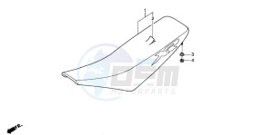 XR100R drawing SEAT