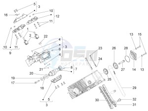 Griso V 8V 1200 drawing RH cylinder timing system II