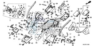 GL1800BE F6B Bagger - GL1800BE UK - (E) drawing SHELTER