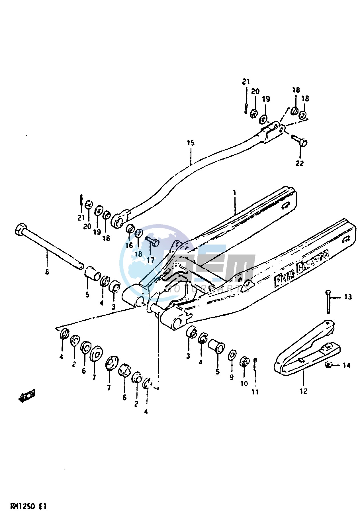 REAR SWINGING ARM