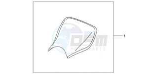 CBR1000RR9 France - (F / CMF TRI) drawing E-SEAT