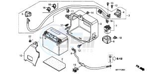 XL700VB drawing BATTERY