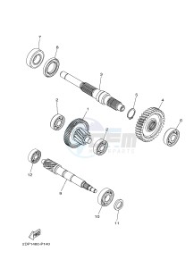 GPD125A GPD125-A NMAX125 (2DS1 2DS5) drawing TRANSMISSION