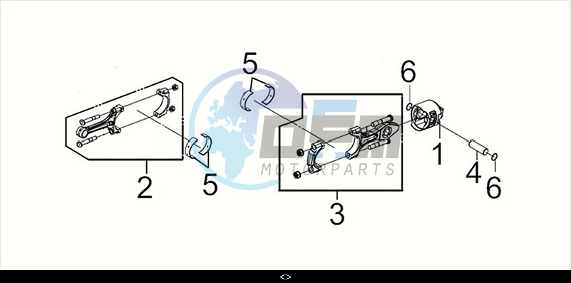 CONNECTING ROD / MAXSYM TL 508 (TL50W2-EU) (M2)