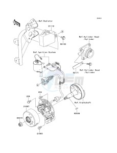 KX 100 A [KX100 MONSTER ENERGY] (A6F - A9FA) D8F drawing GENERATOR