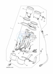 YBR125EGS (43BJ) drawing METER