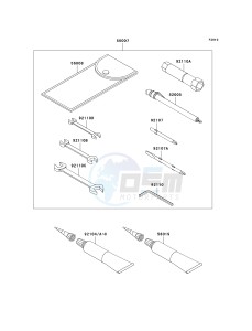 VN 1600 D [VULCAN 1600 NOMAD] (D6F-D8FA) D7F drawing OWNERS TOOLS