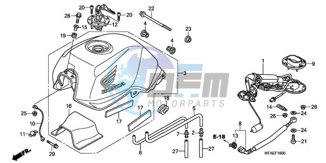 FUEL TANK/FUEL PUMP