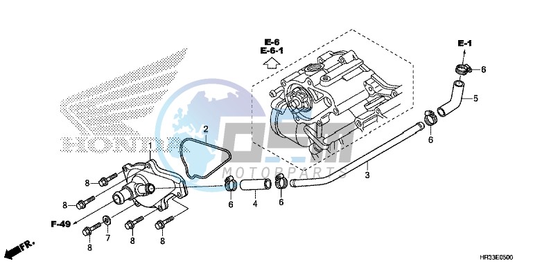 WATER PUMP COVER