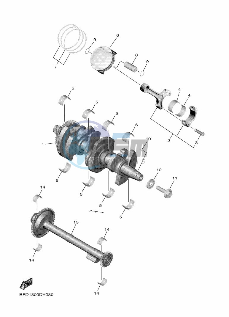 CRANKSHAFT & PISTON