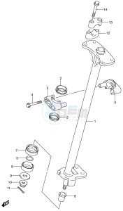 LT-F250 (E3-E28) drawing STEERING SHAFT (MODEL K2 K3)