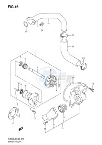 VZ800 drawing WATER PUMP