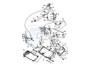 XP T-MAX 500 drawing COOLING SYSTEM