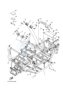 YXM700ES YXM700PSE VIKING EPS SPECIAL EDITION (1XP7) drawing FRAME