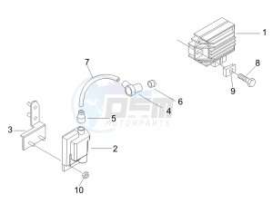 Liberty 50 4t ptt - (D) Germany drawing Voltage Regulators - Electronic Control Units (ecu) - H.T. Coil