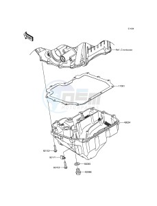 NINJA ZX-10R ABS ZX1000KFFA FR XX (EU ME A(FRICA) drawing Oil Pan