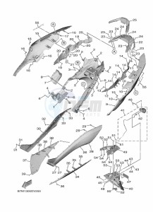 CZD300D-A XMAX 300 TECH MAX (BMK2) drawing CRANKSHAFT & PISTON