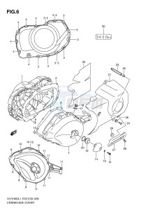 VLR1800 (E3-E28) drawing CRANKCASE COVER