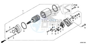 TRX500FA7G TRX500 Europe Direct - (ED) drawing STARTER MOTOR