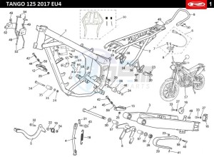 TANGO-125-E4-WHITE drawing CHASSIS