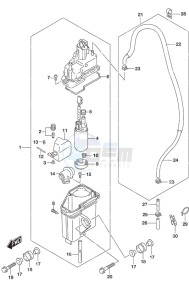 DF 150AS drawing Fuel Vapor Separator