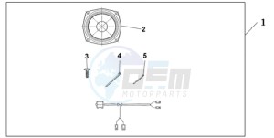 GL1800A NZ - (NZ) drawing REAR SPEAKER SET