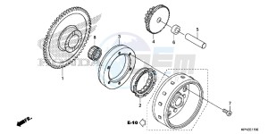 GLR1251WHH UK - (E) drawing STARTING GEAR