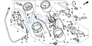 VF750C drawing METER